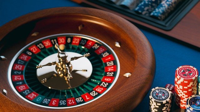 Roulette game at golden rim